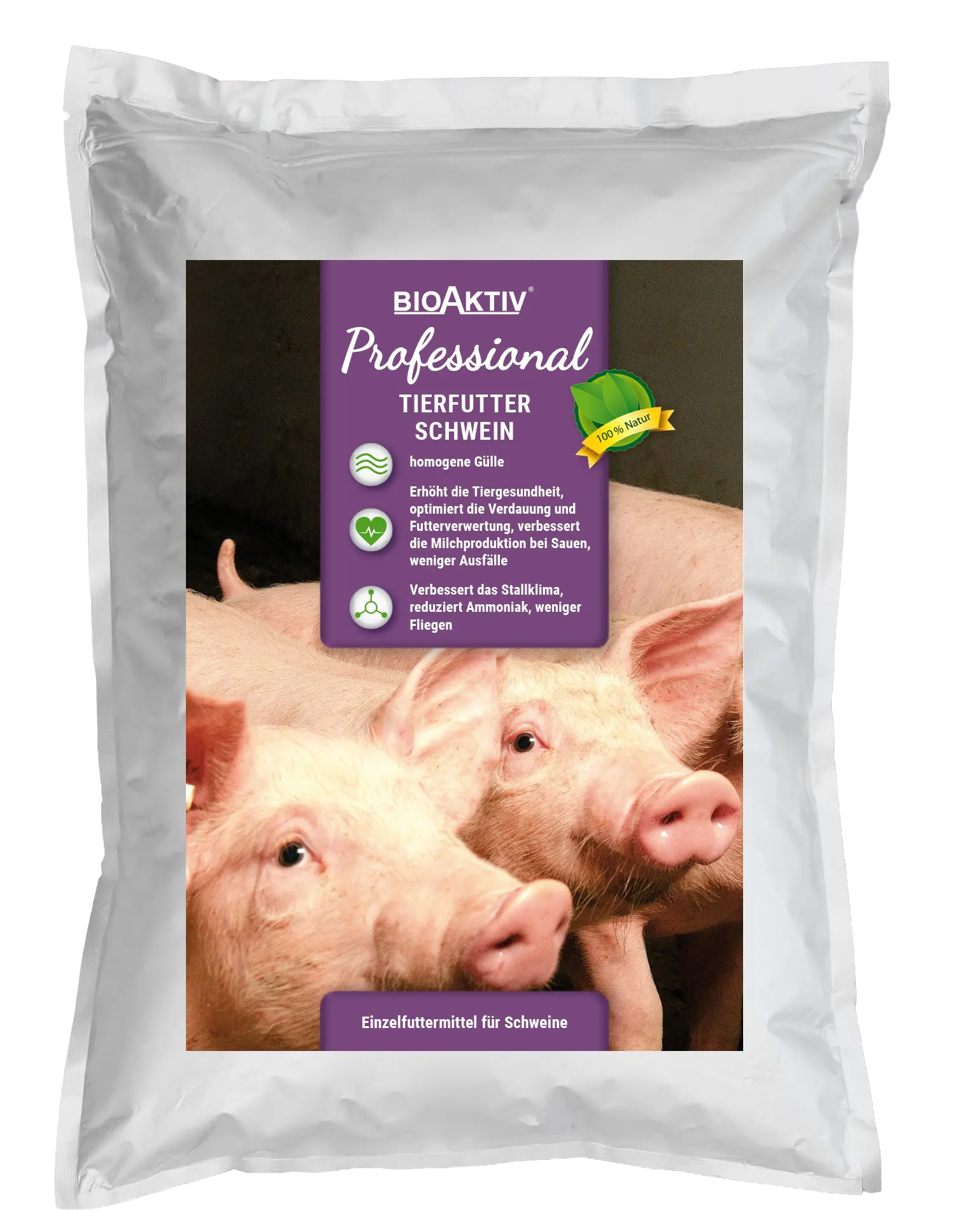 BioAktiv Professional Tierfutter Schwein Ergänzungsfuttermittel für Schweine